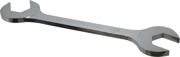 Proto - 1-5/8" Standard Open End Wrench - 15" OAL, Double End, Chrome Finish, 15° & 60° Head Angle - Exact Tooling