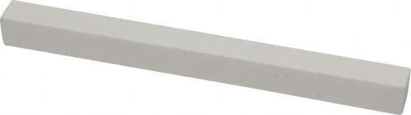 Norton - 150 Grit Aluminum Oxide Square Dressing Stick - 6 x 1/2 x 1/2, Very Fine Grade, Vitrified Bond - Exact Tooling