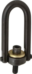 Jergens - 4,000 Lb Load Capacity Safety Engineered Center Pull Hoist Ring - 60 Ft/Lb Torque, 5/8 - 11 Thread, Alloy Steel - Exact Tooling