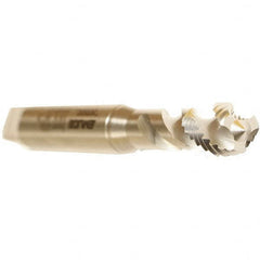 Emuge - M5x0.80 Metric 3 Flute 6G Bottoming Spiral Flute Tap - Cobalt, Bright Finish, 50mm OAL, Right Hand Flute, Right Hand Thread, Series Enorm - Exact Tooling
