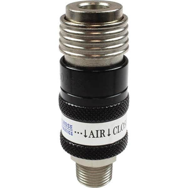 Coilhose Pneumatics - Pneumatic Hose Fittings & Couplings Type: Safety Coupler Thread Size: 0.25 - Exact Tooling