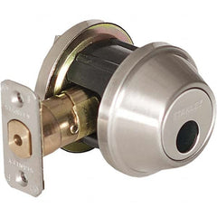 Stanley - Deadbolts Type: Single Cylinder Door Thickness Range: 1-3/8 - 1-3/4 - Exact Tooling