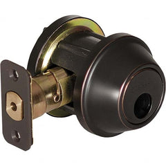 Stanley - Deadbolts Type: Single Cylinder Door Thickness Range: 1-3/8 - 1-3/4 - Exact Tooling