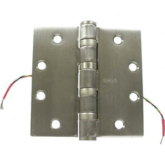 Stanley - 4-1/2" Long x 4-1/2" Wide Grade 1 304 Stainless Steel Full Mortise Ball Bearing Commercial Hinge - Exact Tooling