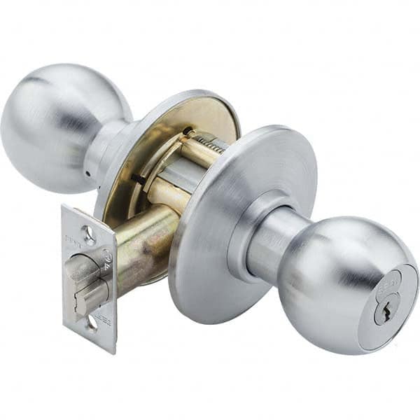 Best - Knob Locksets Type: Dormitory Door Thickness: 1 3/8 - 2 - Exact Tooling