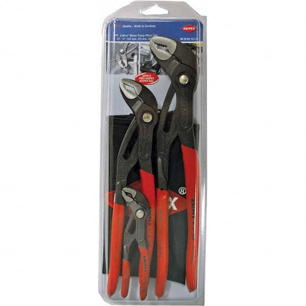Knipex - Plier Sets Set Type: Tongue & Groove Pliers Number of Pieces: 3 - Exact Tooling