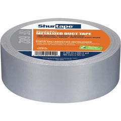 Shurtape - SF 682 ShurFLEX Non-Printed Metalized Cloth Duct Tape - Exact Tooling