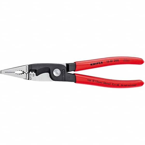 Knipex - Cutting Pliers Type: Electrician Pliers Insulated: NonInsulated - Exact Tooling