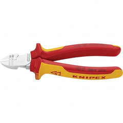 Knipex - Cutting Pliers Type: Diagonal Cutter w/Stripper Insulated: Insulated - Exact Tooling
