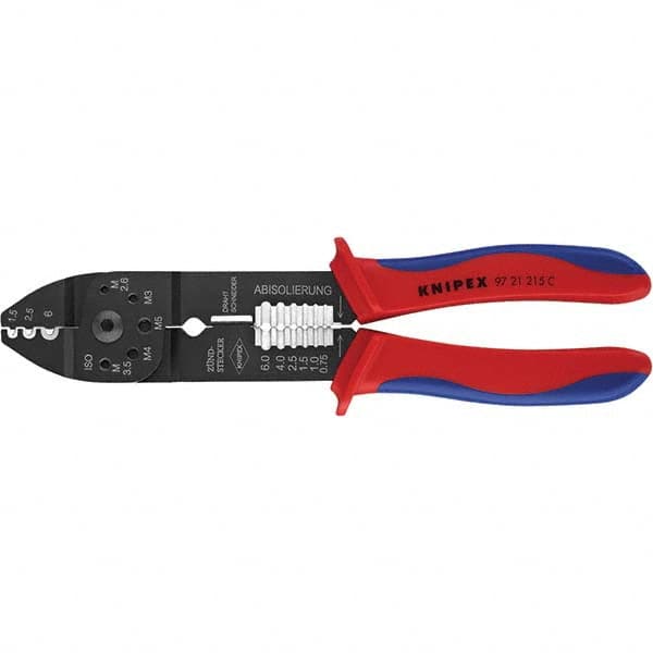 Knipex - Crimpers Type: Crimping Pliers Capacity: M2.6; M3; M3.5; M4; M5 - Exact Tooling