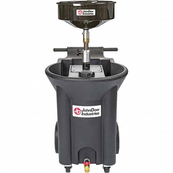 JohnDow - Oil Drain Containers Type: Oil Drain w/Casters Container Size: 22 Gal - Exact Tooling