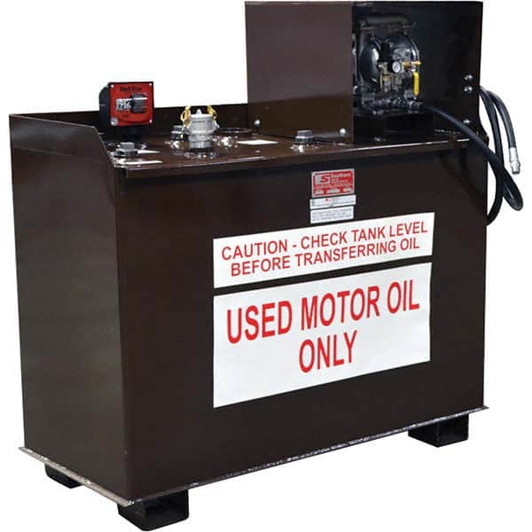 JohnDow - Oil Drain Containers Type: Pedestal Style Oil Drain Container Size: 180 Gal - Exact Tooling