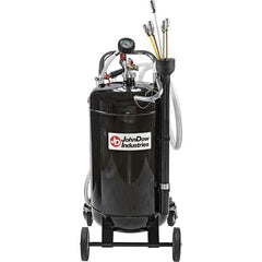 JohnDow - Oil Drain Containers Type: Pressurized Evacuation Drain w/Casters Container Size: 20 Gal. - Exact Tooling
