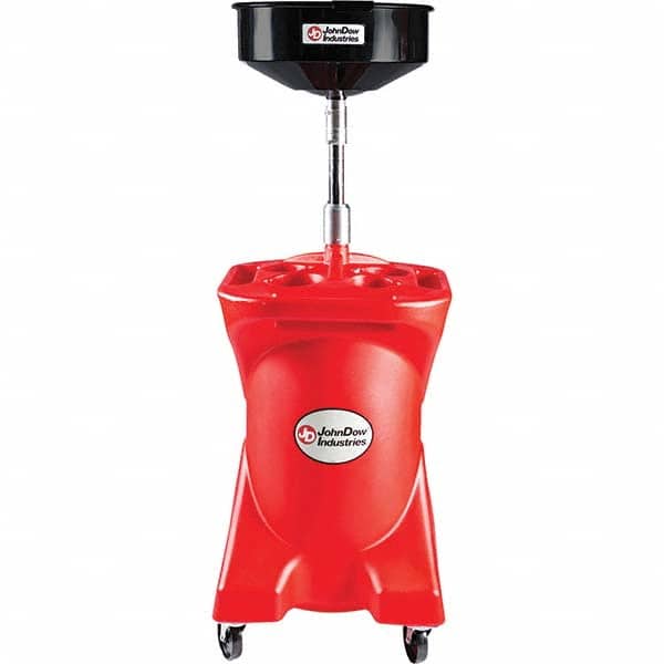JohnDow - Oil Drain Containers Type: Oil Drain w/Casters Container Size: 27 Gal - Exact Tooling