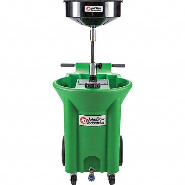 JohnDow - Oil Drain Containers Type: Oil Drain w/Casters Container Size: 22 Gal - Exact Tooling