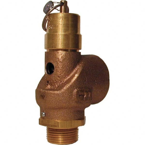 Control Devices - 3/4" Inlet, 1" Outlet, ASME Safety Valve - Exact Tooling