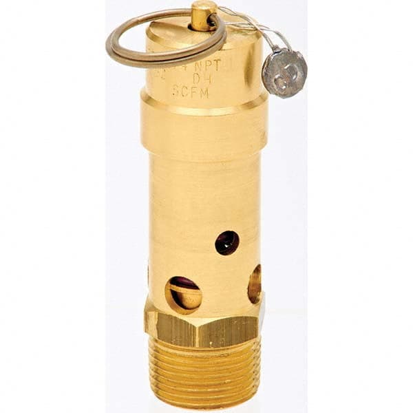 Control Devices - 3/4" Inlet, ASME Safety Valve - Exact Tooling