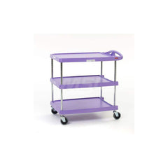 Metro - Carts; Type: Utility ; Load Capacity (Lb.): 300.000 ; Number of Shelves: 2 ; Width (Inch): 23-7/16 ; Length (Inch): 34-3/8 ; Height (Inch): 35-1/2 - Exact Tooling