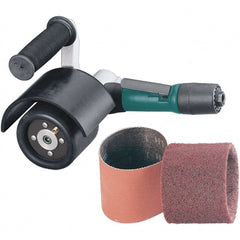 Dynabrade - 0.4 hp, 3,200 RPM Finishing Sander - 21 CFM Air Consumption, 6.21 bar Air Pressure, 1/4 NPT Inlet - Exact Tooling
