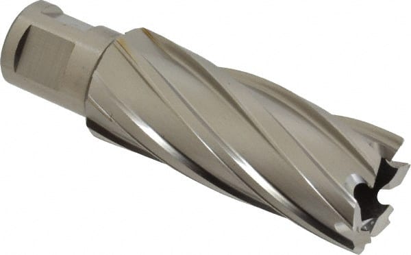 Hougen - 0.9843" Cutter Diam x 50mm Deep High Speed Steel Annular Cutter - Exact Tooling
