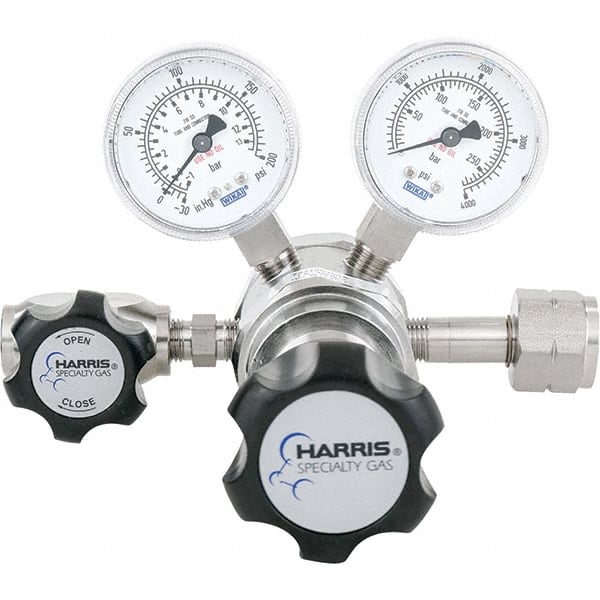 Harris Products - Welding Regulators   Gas Type: Hydrogen/Methane    CGA Inlet Connection: 350 - Exact Tooling