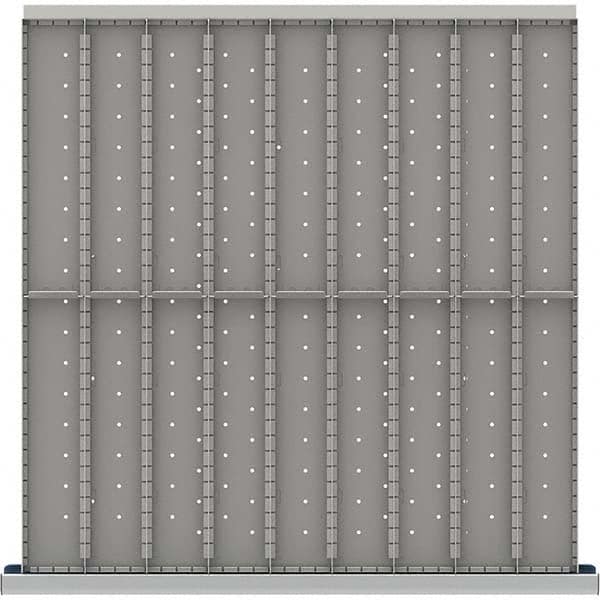 LISTA - 18-Compartment Drawer Divider Layout for 3.15" High Drawers - Exact Tooling