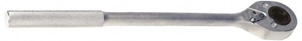 Proto - 3/4" Drive Pear Head Female Drive Ratchet - Chrome Finish, 20" OAL, 24 Gear Teeth, Standard Head - Exact Tooling