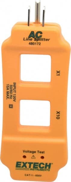 Extech - Orange Electrical Test Equipment Line Separator - Use with Clamp Meters - Exact Tooling