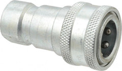 Parker - 3/8 NPTF Steel Hydraulic Hose Female Pipe Thread Coupler - 4,000 psi - Exact Tooling