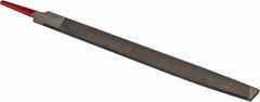 Simonds File - 10" Long, Second Cut, Mill American-Pattern File - Single Cut, Tang - Exact Tooling