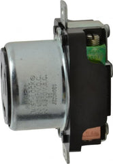 Hubbell Wiring Device-Kellems - 250 VDC, 600 VAC, 50 Amp, Self Grounding Receptacle - 3 Poles, 4 Wire, Female End, Black - Exact Tooling