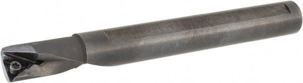 Komet - 0.496" Min Bore Diam, 4-1/2" OAL, 1/2" Shank Diam, S-STUC Indexable Boring Bar - 1" Max Bore Depth, TOGX 090204, TOHX 090204 Insert, Screw Holding Method - Exact Tooling