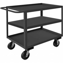Durham - 3,000 Lb Capacity, 36-1/4" Wide x 66-1/4" Long x 48" High Service Cart - Exact Tooling