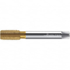 Walter-Prototyp - M12x1.75 DIN 2174 6GX 11.280 Thread Limit Semi-Bottoming Thread Forming Tap - Powdered Metal High Speed Steel, TiN Finish, 110mm OAL, 16mm Thread Length, Right Hand Thread, Series TC430 - Exact Tooling
