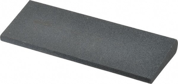 Norton - 4-1/2" Long x 1-3/4" Diam x 1/2" Thick, Silicon Carbide Sharpening Stone - Round, Medium Grade - Exact Tooling