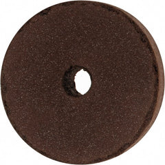 Cratex - 1-1/2" Diam x 1/4" Hole x 1/4" Thick, Surface Grinding Wheel - Silicon Carbide, Fine Grade, 15,000 Max RPM, Rubber Bond, No Recess - Exact Tooling