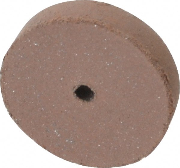 Cratex - 5/8" Diam x 1/16" Hole x 1/8" Thick, Surface Grinding Wheel - Silicon Carbide, Fine Grade, 25,000 Max RPM, Rubber Bond, No Recess - Exact Tooling