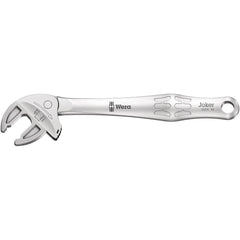 Wera - Spanner Wrenches & Sets; Tool Type: Adjustable Ratcheting Wrench ; Minimum Capacity (mm): 13 ; Minimum Capacity (Inch): 1/2 ; Maximum Capacity (mm): 16.000 ; Maximum Capacity (Inch): 5/8 ; Overall Length (Inch): 8.27 - Exact Tooling
