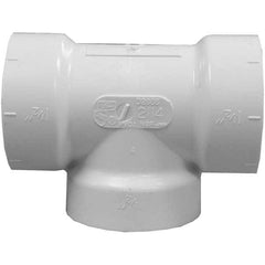 Jones Stephens - Drain, Waste & Vent Pipe Fittings Type: Cleanout Test Tee Fitting Size: 2 (Inch) - Exact Tooling