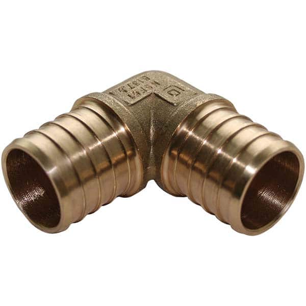 Jones Stephens - Brass & Chrome Pipe Fittings Type: 90 Elbow Fitting Size: 1 - Exact Tooling