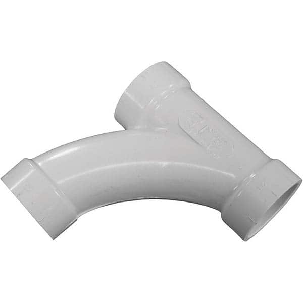 Jones Stephens - Drain, Waste & Vent Pipe Fittings Type: Long Turn Tee Wye Fitting Size: 1-1/2 (Inch) - Exact Tooling