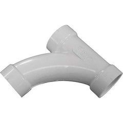 Jones Stephens - Drain, Waste & Vent Pipe Fittings Type: Long Turn Tee Wye Fitting Size: 4 (Inch) - Exact Tooling