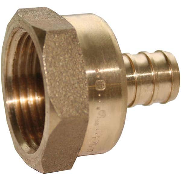 Jones Stephens - Brass & Chrome Pipe Fittings Type: Female Adapter Fitting Size: 3/4 x 3/4 - Exact Tooling