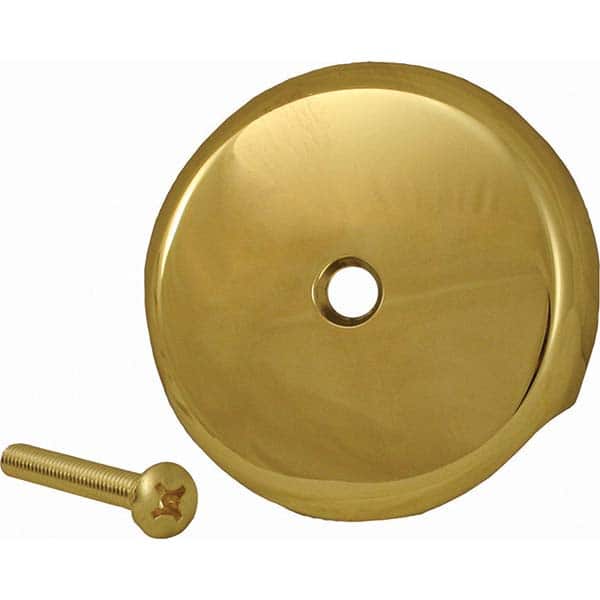 Jones Stephens - Shower Heads & Accessories Type: Overflow Plate Finish/Coating: Polished Brass - Exact Tooling