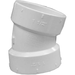 Jones Stephens - Plastic Pipe Fittings Type: Elbow Fitting Size: 1-1/2 (Inch) - Exact Tooling