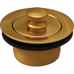 Jones Stephens - Shower Heads & Accessories Type: Bath Drain Finish/Coating: Polished Brass - Exact Tooling