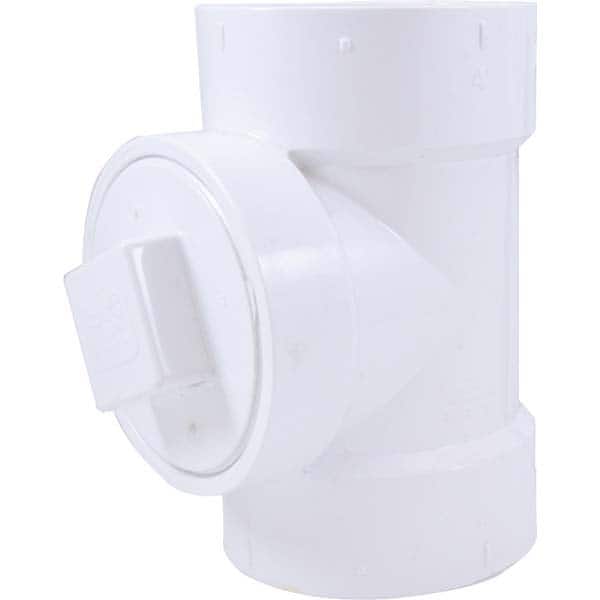 Jones Stephens - Drain, Waste & Vent Pipe Fittings Type: Cleanout Test Tee w/Cleanout Plug Fitting Size: 3 (Inch) - Exact Tooling