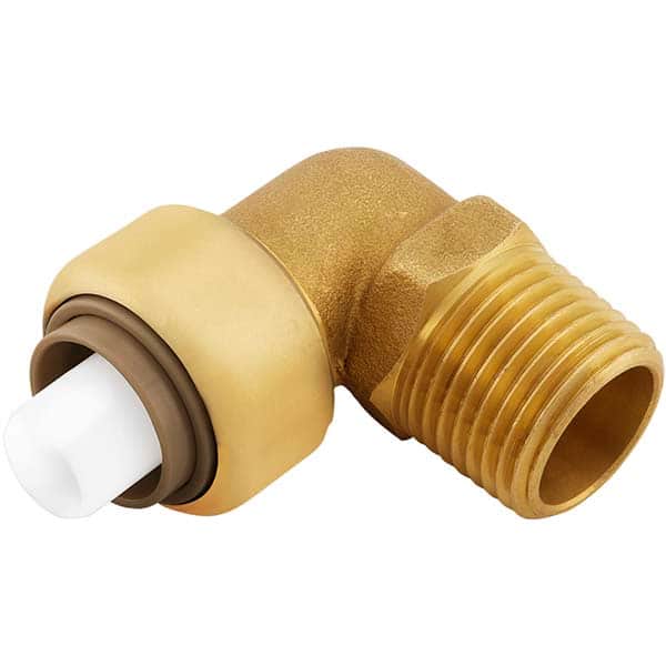 Jones Stephens - Metal Push-To-Connect Tube Fittings Type: Adapter Tube Outside Diameter (Inch): 1/2 - Exact Tooling