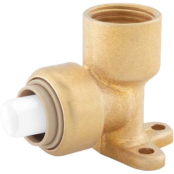 Jones Stephens - Metal Push-To-Connect Tube Fittings Type: Drop Ear Elbow Tube Outside Diameter (Inch): 1/2 - Exact Tooling