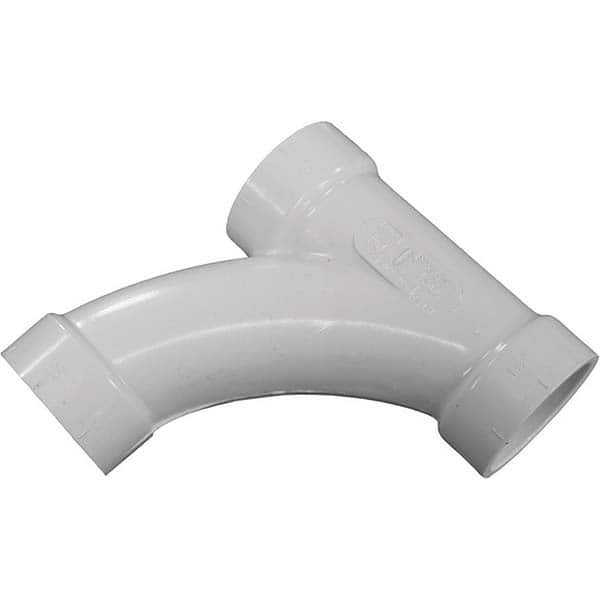 Jones Stephens - Drain, Waste & Vent Pipe Fittings Type: Long Turn Tee Wye Fitting Size: 2 (Inch) - Exact Tooling